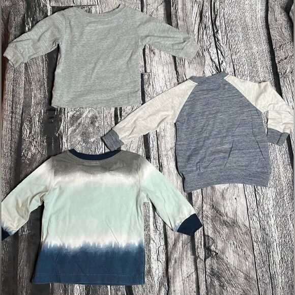 🔥❤️🔥 3 Infant Long Sleeve Shirt Bundle of 3 Size 12 Months EPC - Picture 2 of 5